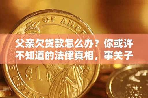 北京父亲欠贷款怎么办？你或许不知道的法律真相，事关子女未来