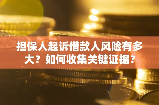 北京担保人起诉借款人风险有多大？如何收集关键证据？