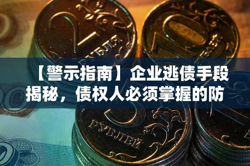 北京【警示指南】企业逃债手段揭秘，债权人必须掌握的防坑宝典