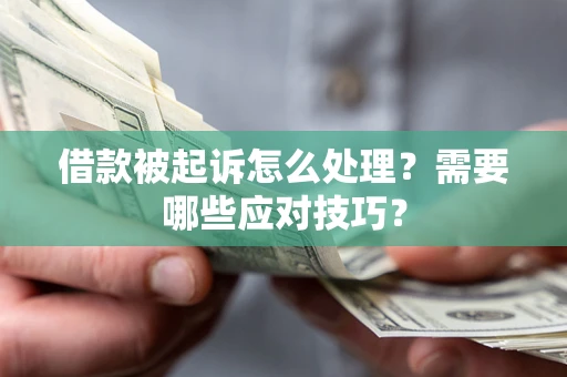 北京借款被起诉怎么处理？需要哪些应对技巧？