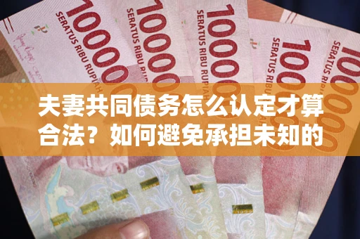 北京夫妻共同债务怎么认定才算合法？如何避免承担未知的债务风险？